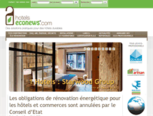 Tablet Screenshot of hotelseconews.com